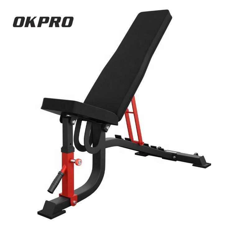 OKPRO Gym Bench Fitness Commercial Equipment Adjustable Weight Bench