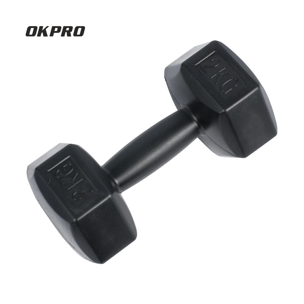 Gym Equipment Fitness Sand Filled Dumbbell Free Weights Hex Dumbbell