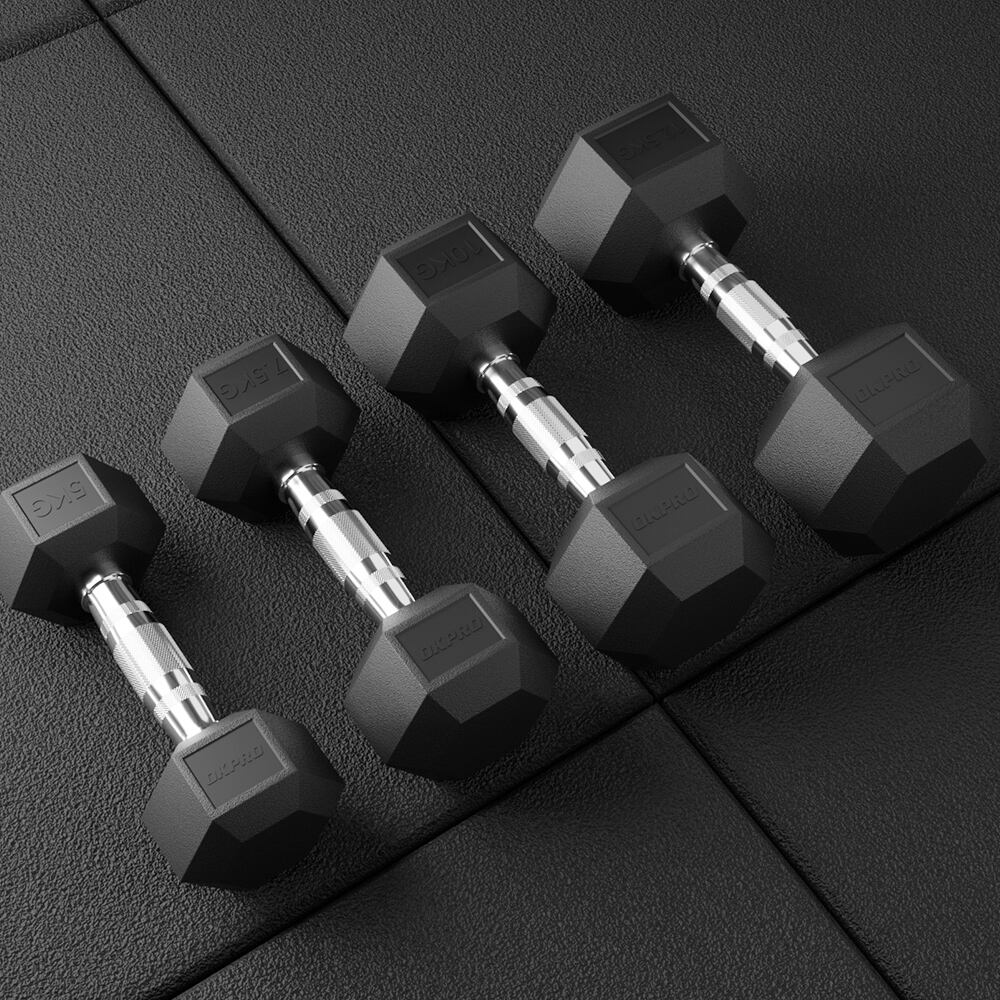 Evde egzersiz yapmak için gereken dumbbells