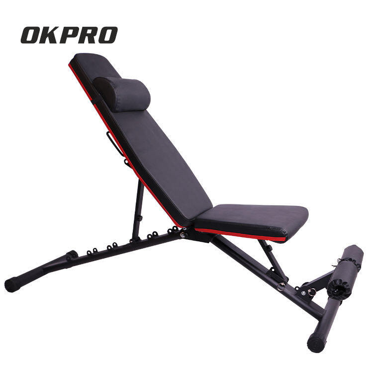 OKPRO Gym Home Workout Professional Bench Press Use Strength Training Adjustable Weight Bench