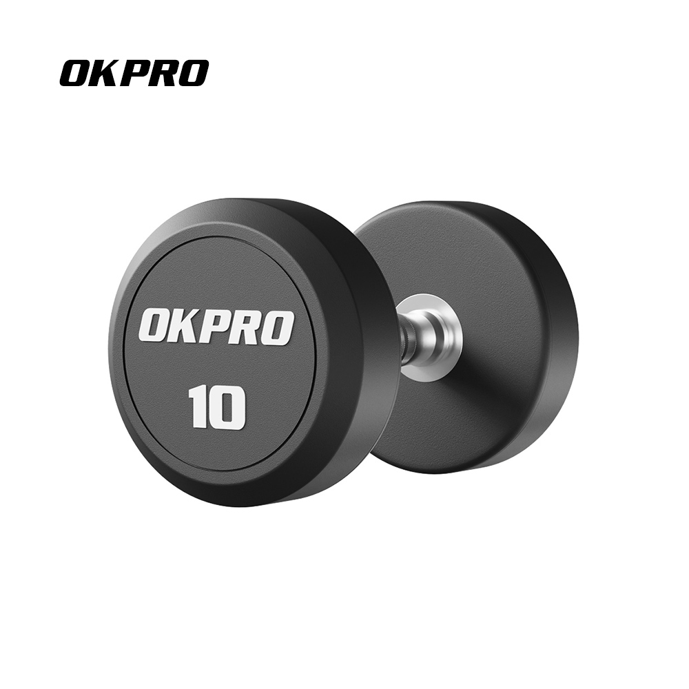 OKPRO Gym Barbell Plates Fitness Weight Plates Weightlifting Rubber Bumper Plates