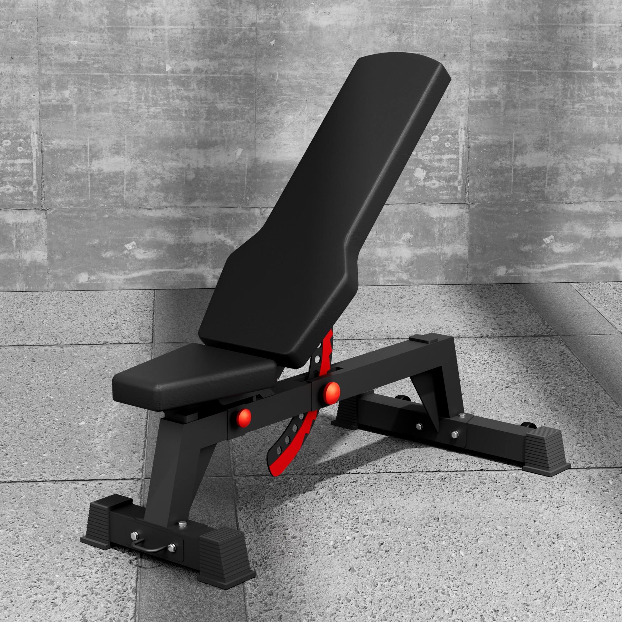 Banc de musculation ajustable de gym OKPRO pour exercices de sit-up  