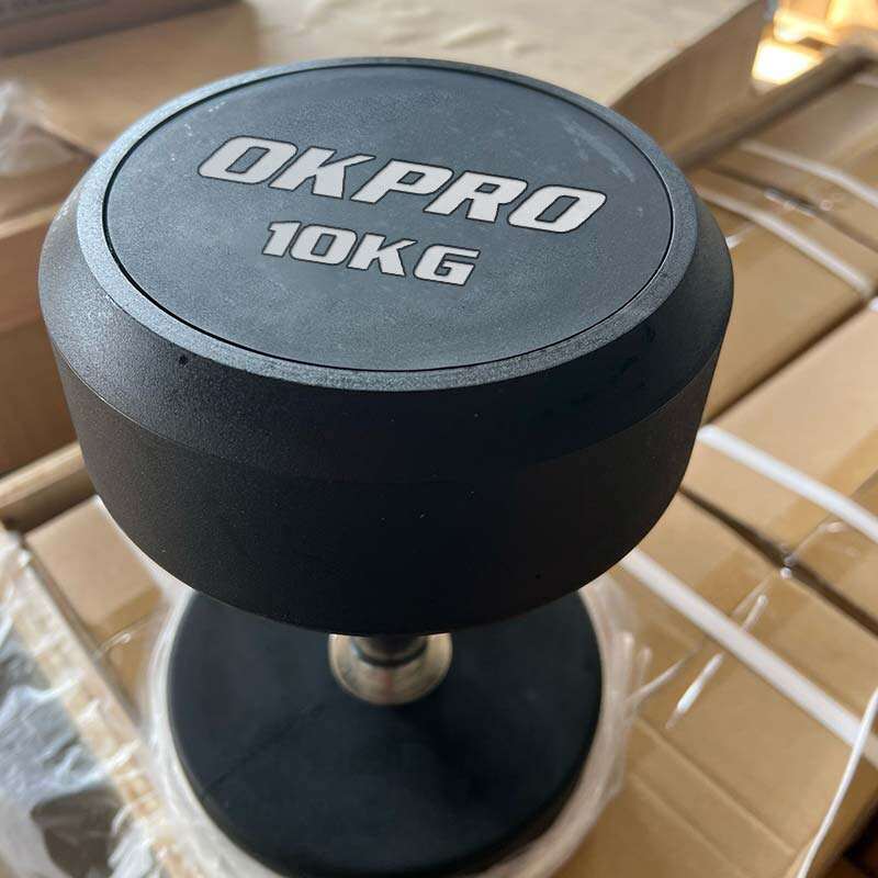 Прочные резиновые гантели для коммерческих тренажерных залов – OKPRO