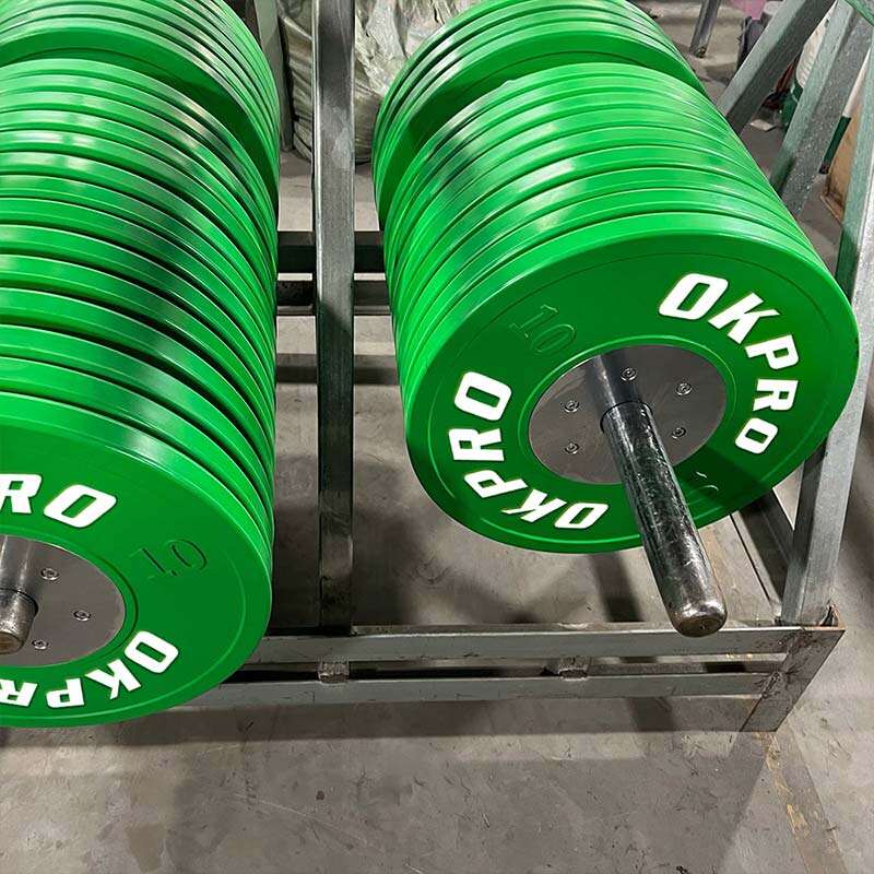 Elevate Your Fitness with OKPRO Competition Barbell Plates