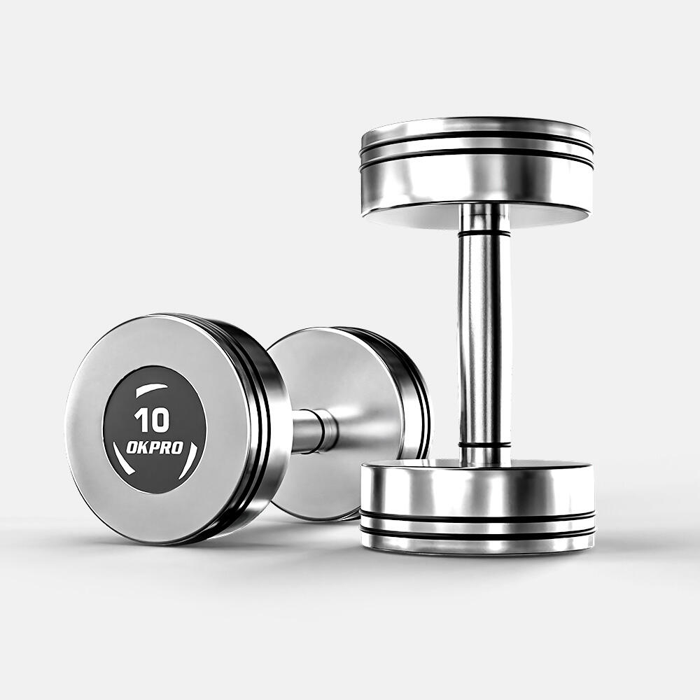 Wholesale Hard Chromed Dumbbells-Professional Dumbbell Sets for Commercial Gyms