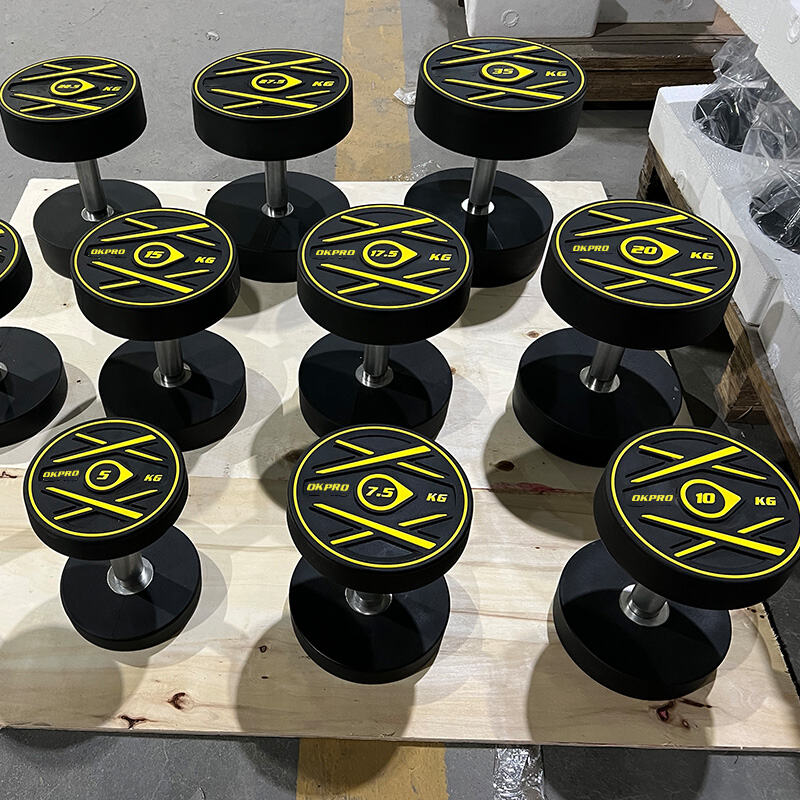Fitting Benefits of OKPRO’s Urethane Dumbbells for Commercial Purpose 