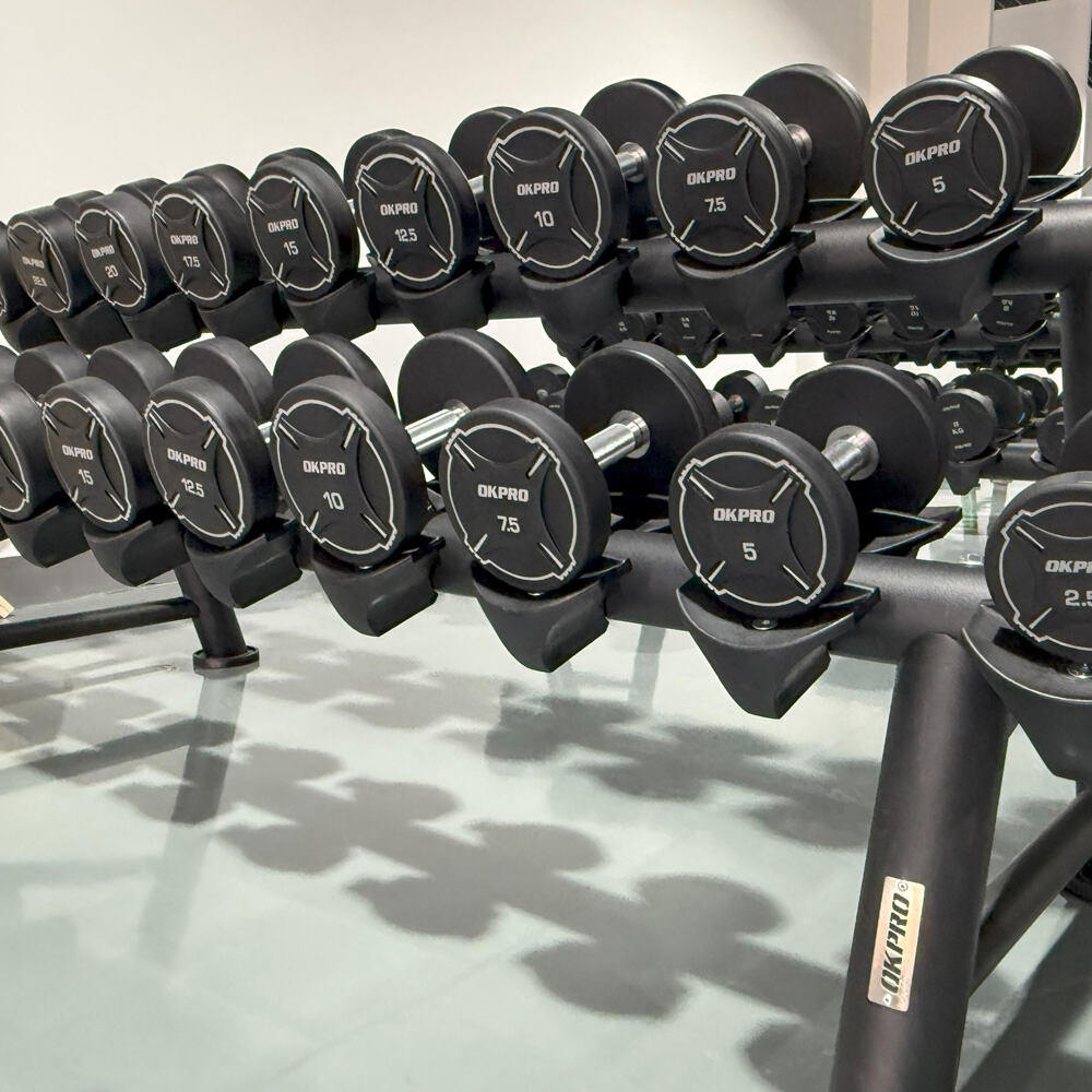 Manubri rotondi premium per ogni livello di fitness