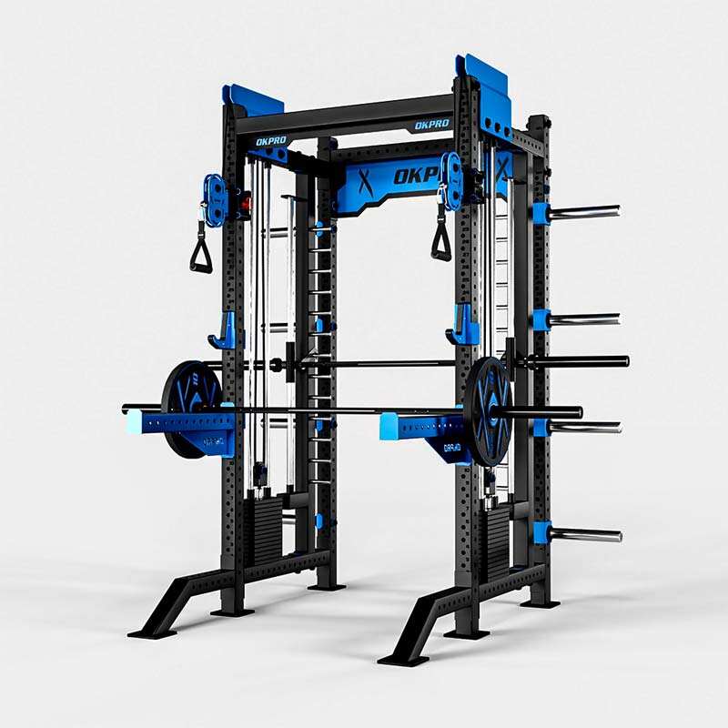 Commercial Power Rack-Heavy-Duty Squat Cage for Strength Training