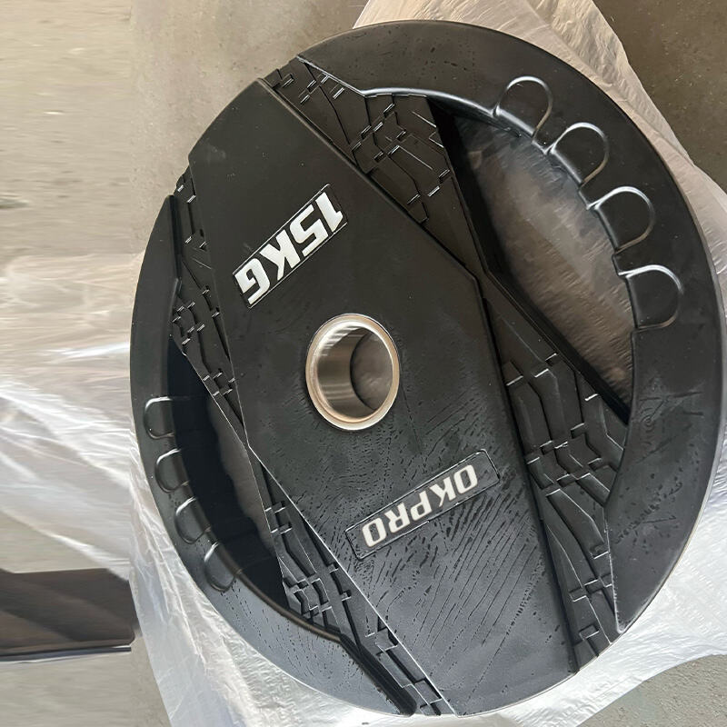 Plaques de poids en caoutchouc premium pour tous les niveaux de forme physique