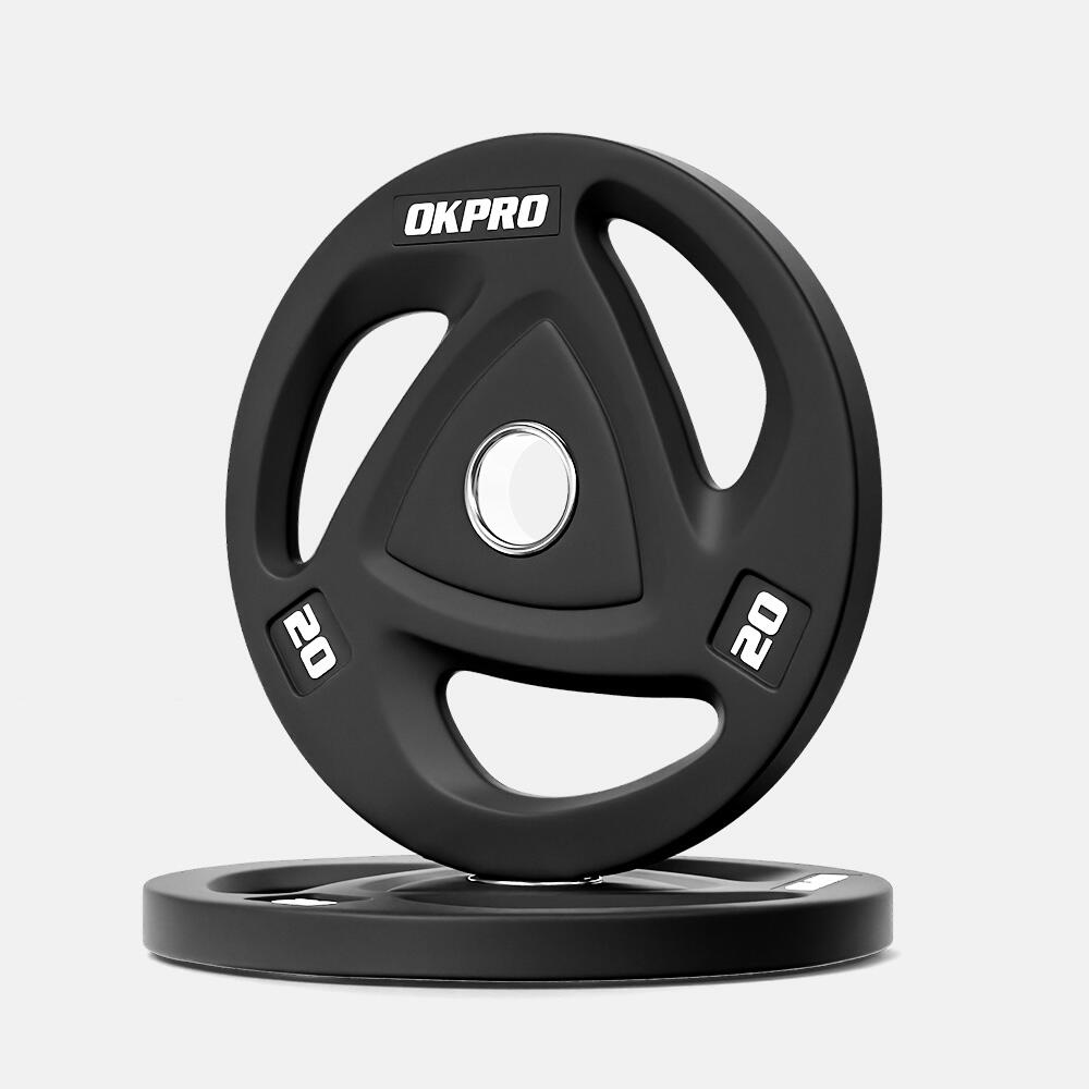 Black Rubber Coated Plates Wholesale-Gym Equipment Supplier