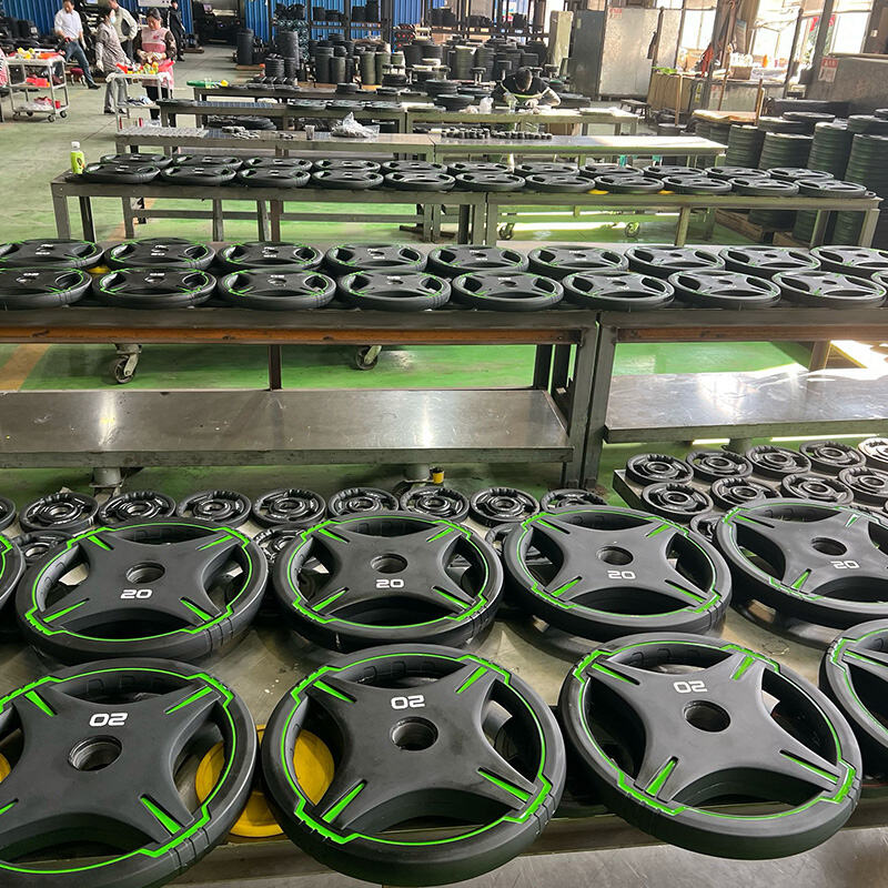 For a 5,000 sq ft gym, capital outlay costs for 20,000 lbs of plates include: