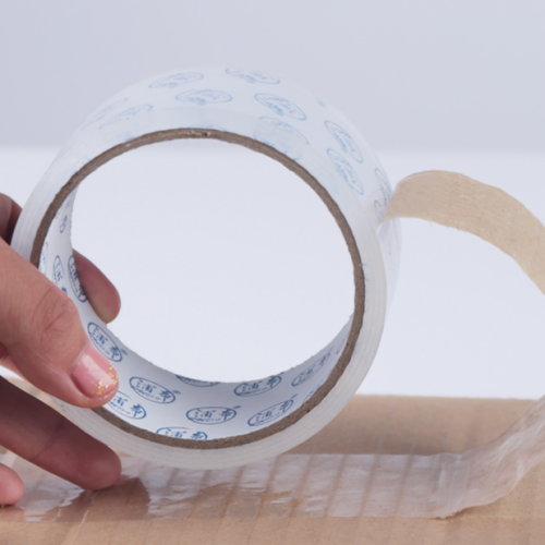 Transparent tape for discreet repairs and labeling