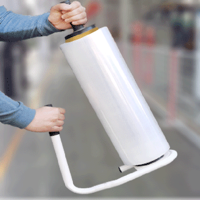 Say goodbye to spills and messes with sticky plastic wrap