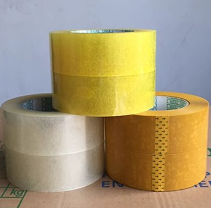 جعبه‌های خود را با استفاده از نوار بسته‌بندی شفاف و قابل اتکال ما به راحتی مهر کنید.