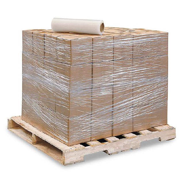 Easy to use plastic wrap for hassle-free couch protection.