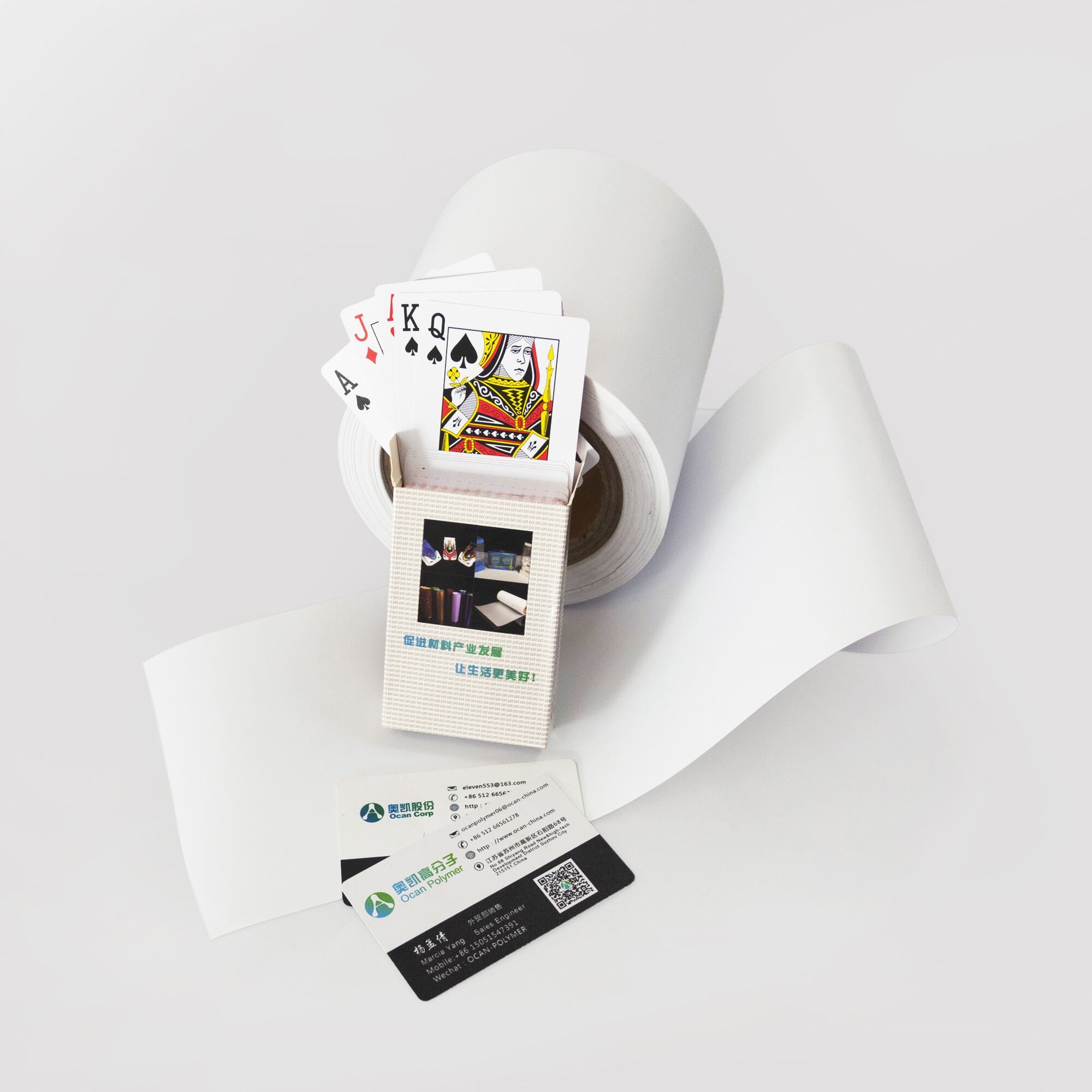 Hochwertige glänzende weiße bedruckbare starre PVC-Folie auf Rolle zu wettbewerbsfähigen Preisen für Werbezwecke