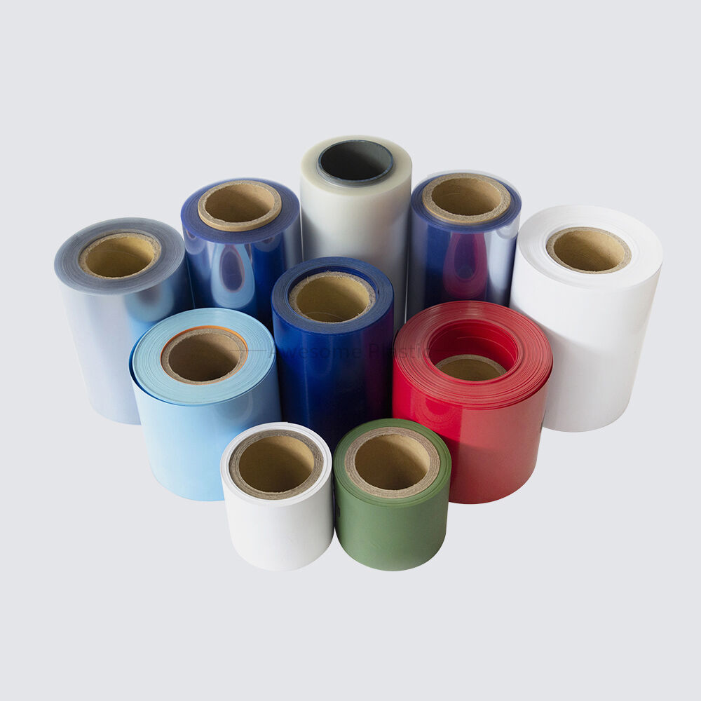 Bestseller: 100 % neues Material – UV-beständige starre farbige PVC-Folie auf Rolle