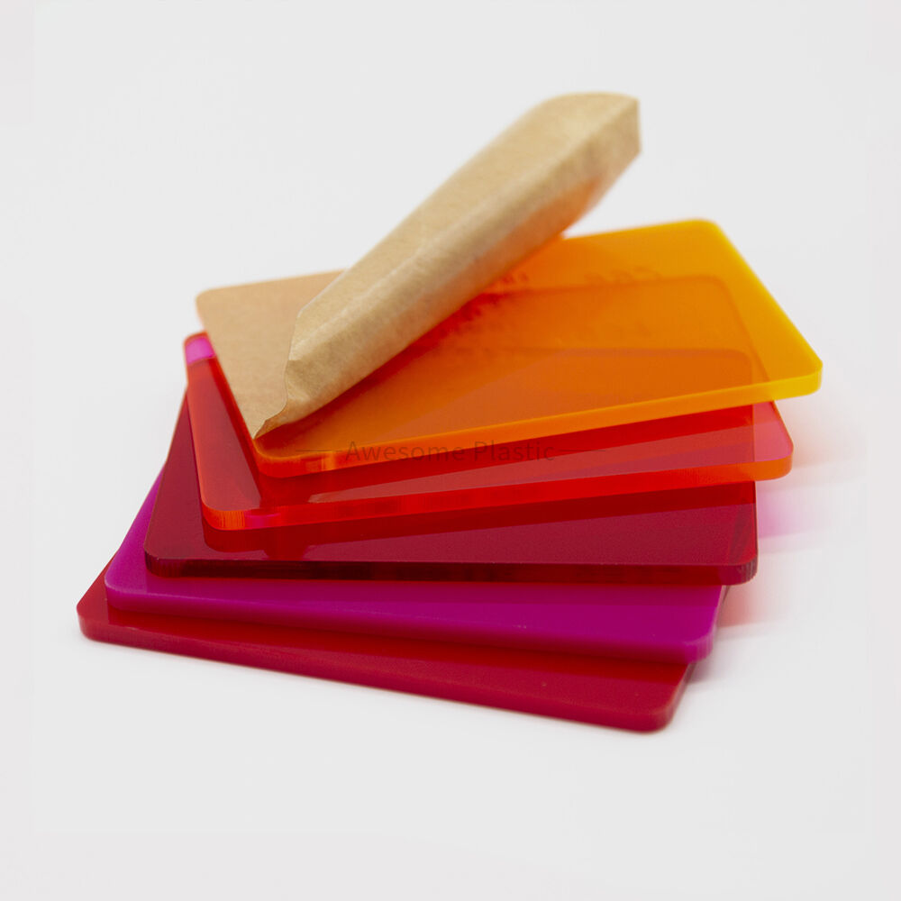 Individuell herstellbare Kunststoff-PMMA-Acrylplatte in verschiedenen Dicken und Farben