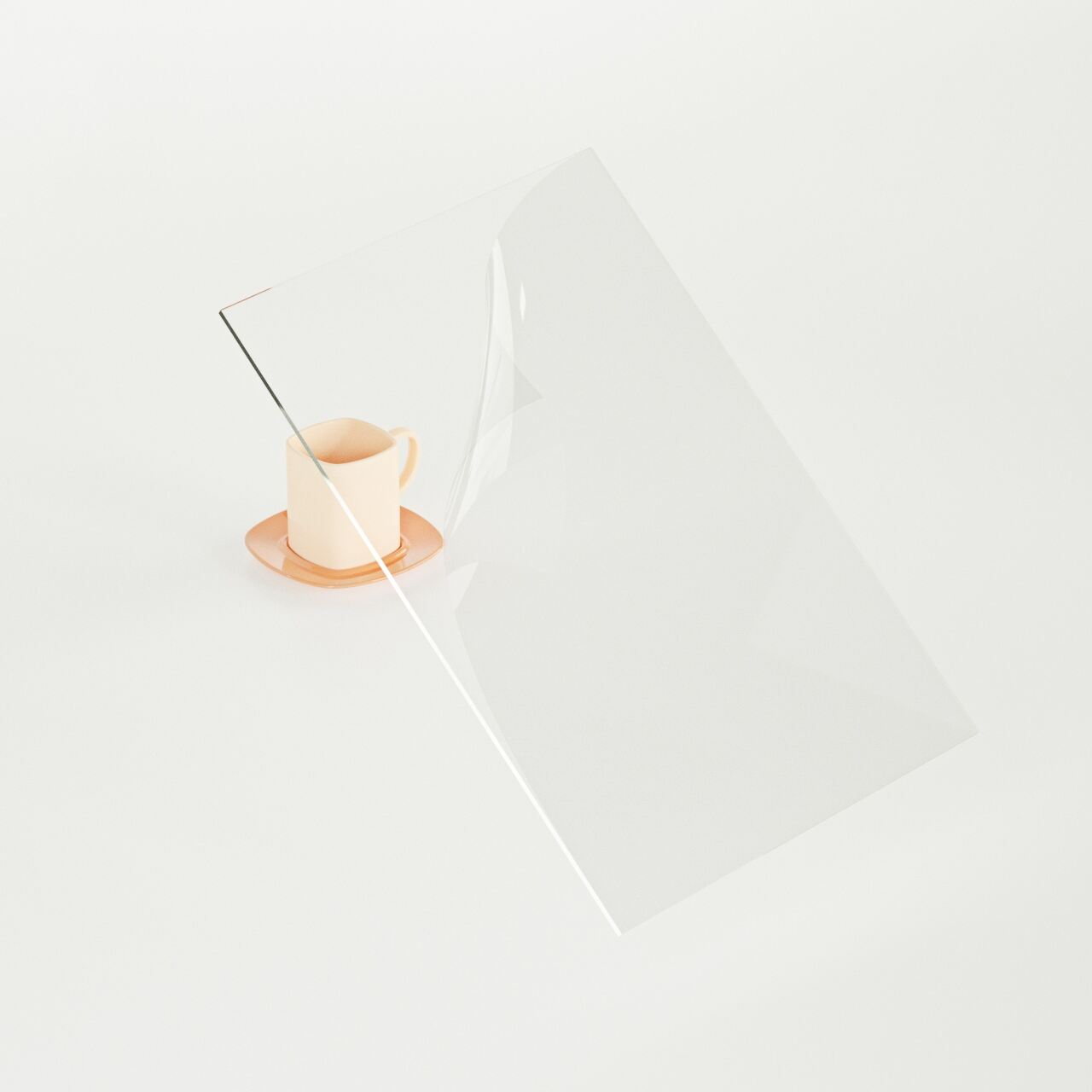 Hochleistungs-klares, transparentes, glänzendes PET-rPET-Platte zu günstigen Preisen