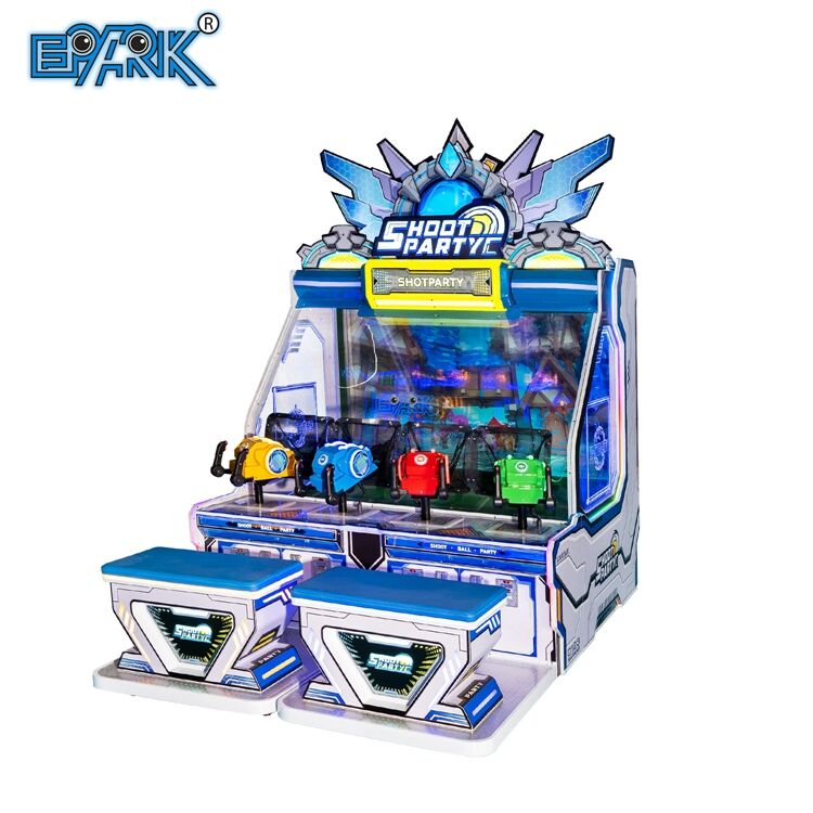 Kids Ball Shooting 4 Players Amusement Game Machine