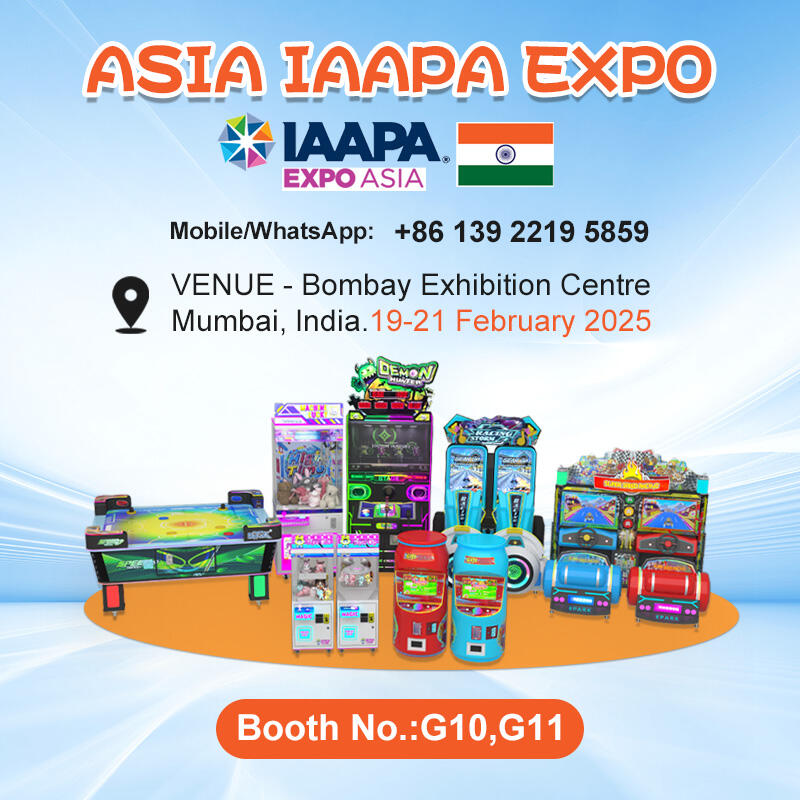 EPARK Exhibits Cutting-Edge Amusement Machines at IAAPA EXPO India