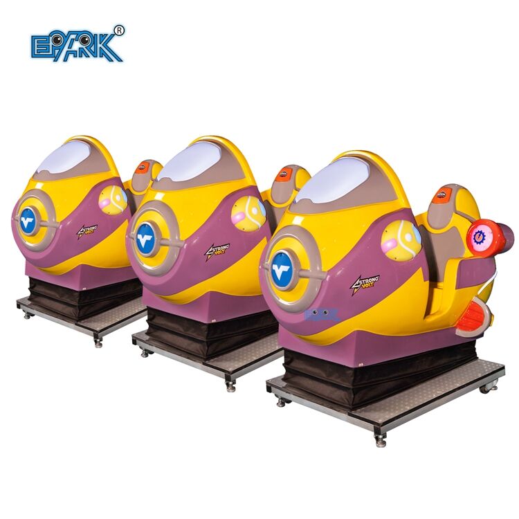 Kids' Coin Operated Plastic Swing Car for Shopping Mall