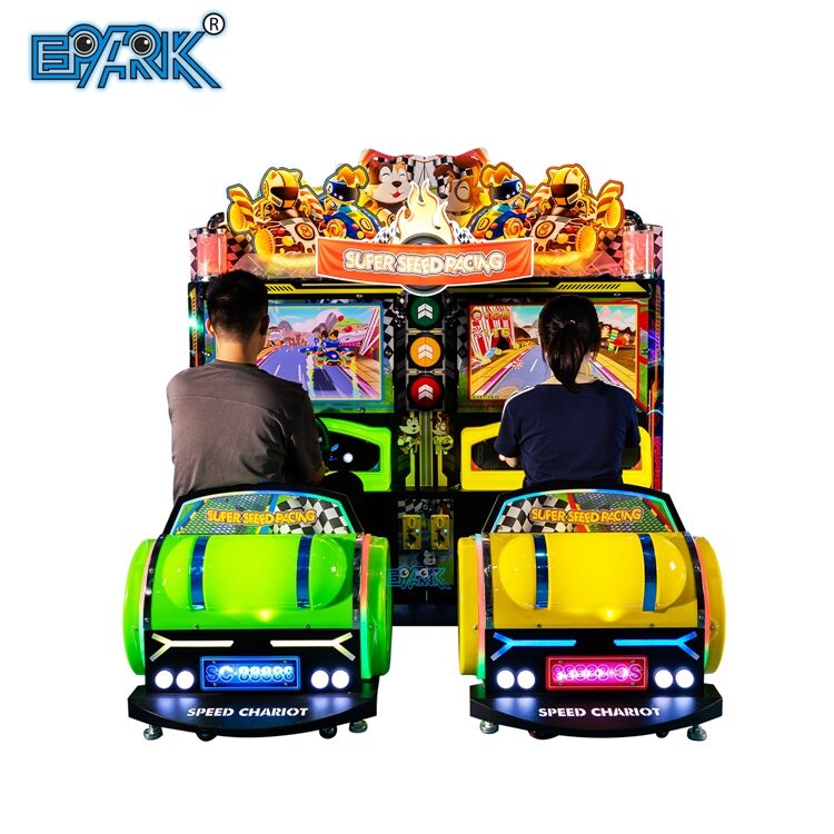 Coin Operated Game Machine Arcade Super Speed Racing Machine For Kids