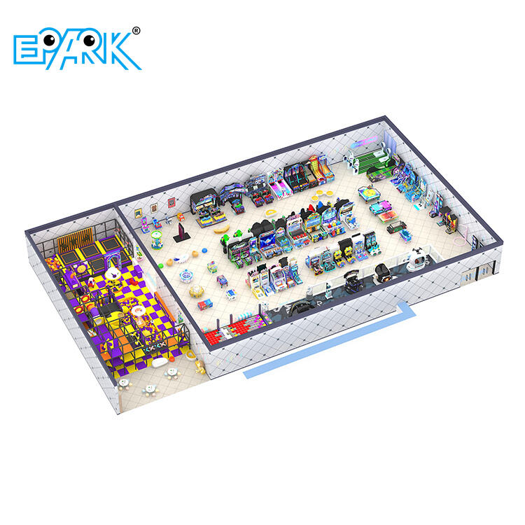 600㎡ yhden pysäkkin ratkaisu huvipuistoihin ja sisäleikkipaikkoihin | EPARK