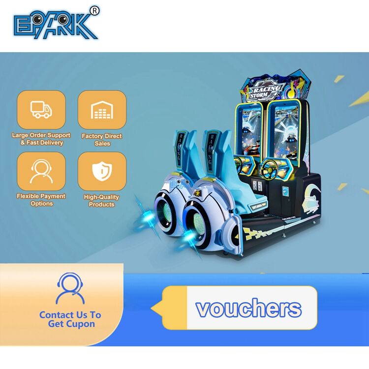 Coin Operated Racing Game Machine Arcade Video Game Machine For Sale