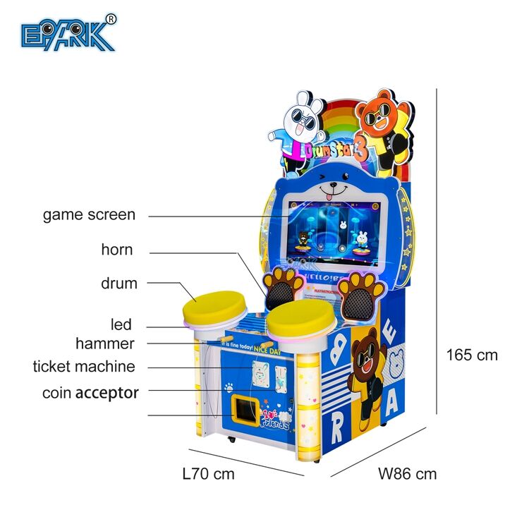 Amusement Park Coin Operated Pinball Machine