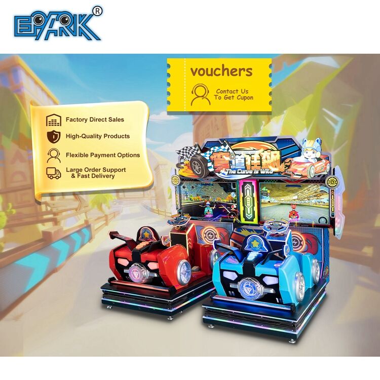 Coin Operated Arcade Racing Cars Simulator Indoor Motion Speed Speed Amusement