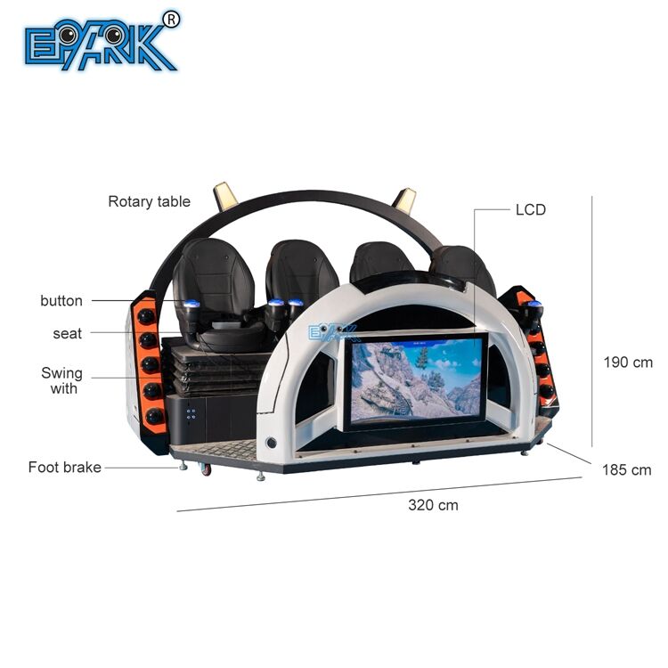 Amusement Park Rides Virtual Reality Vr Simulator 9D Movie Cinema VR Cinema