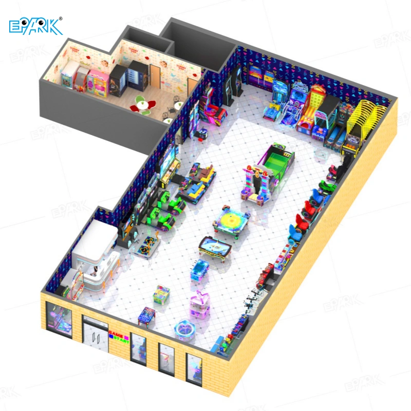 projet de centre de jeux d'arcade de 355 m² | Solution clé en main en direct d'usine