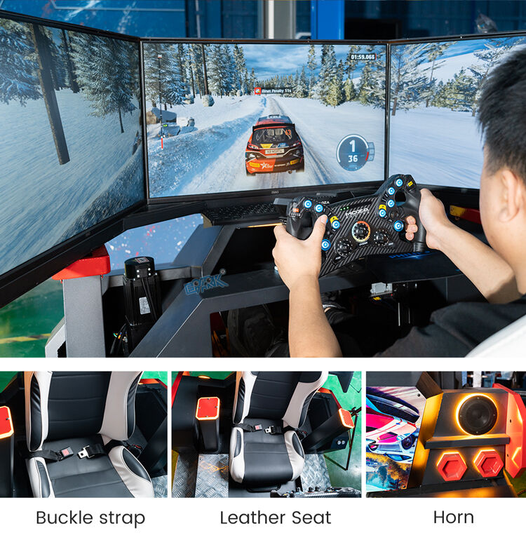 Immersive 6 Axis Racing Simulator Arcade Machine