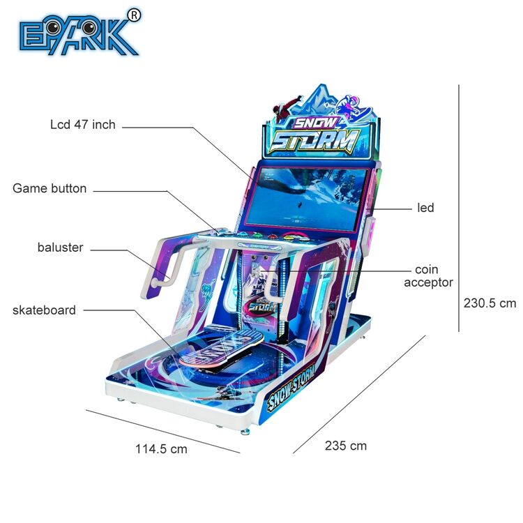 Video Arcade Game Machine Coin Operated Skiing Arcade Machine ...