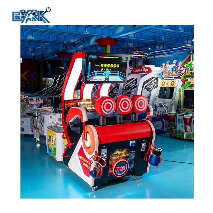 Coin Operated Game Street Amusement Park Electronic Hammer Boxing Machine