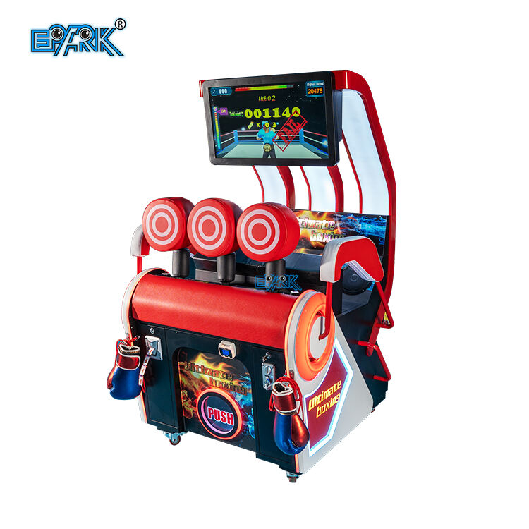 Coin Operated Game Street Amusement Park Electronic Hammer Boxing Machine