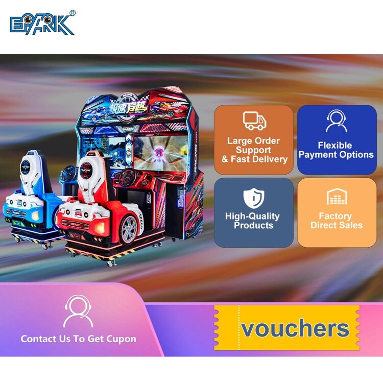 Video Coin Operated Car Racing Arcade Game Machine