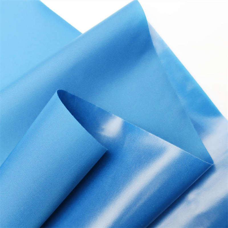 Outdoor Airtight TPU Coated 70DD Nylon Fabric-Blue