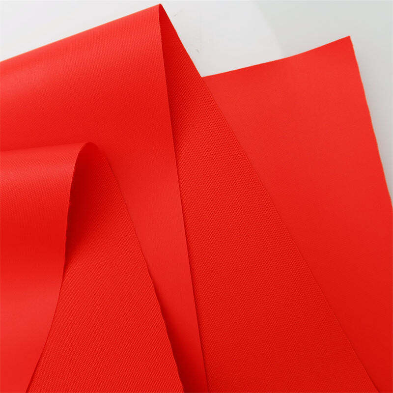 TPU Coated 600D Polyester Fabric Outdoor Inflatable Fabric-Red