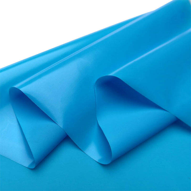 TPU Coated 20D Nylon Fabric TPU Laminated Inflatable Fabric-Blue