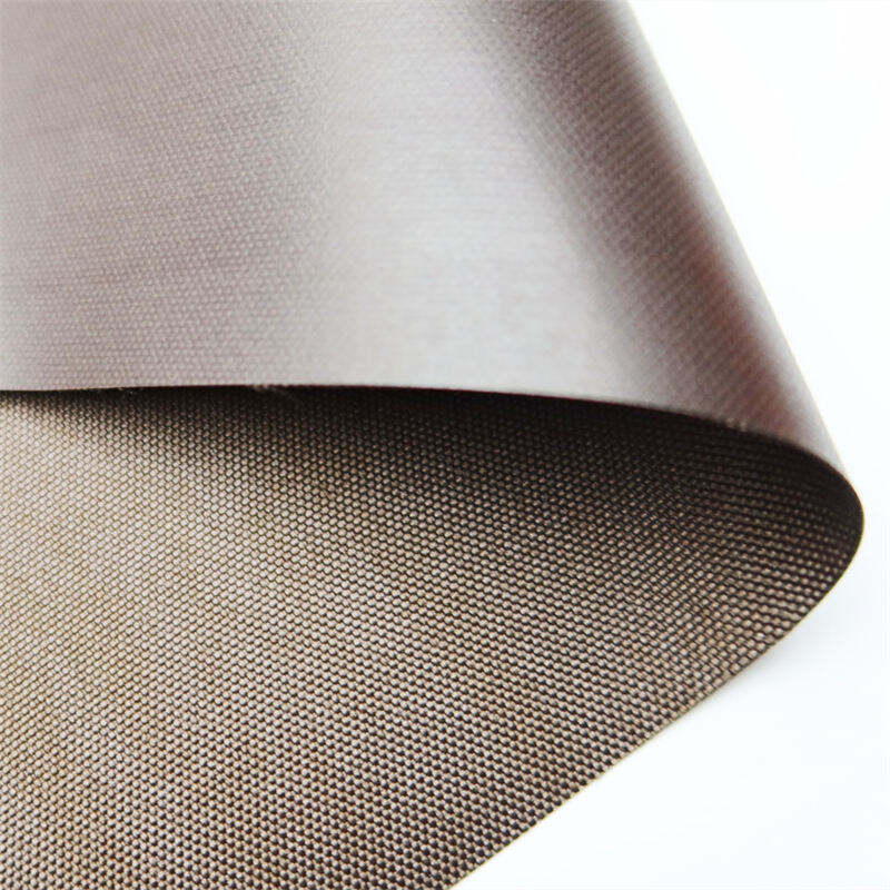 TPU Coated 600D Polyester Fabric Outdoor Inflatable Fabric-Coffee Color