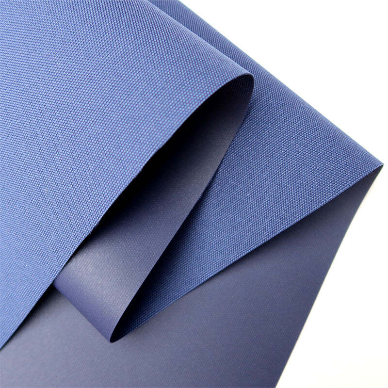 TPU Coated 600D Polyester Fabric Outdoor Inflatable Fabric-Blue