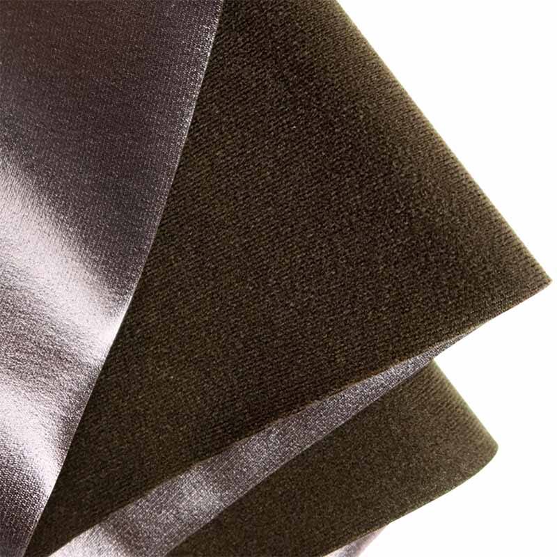 TPU Coated Nylon Fleece Fabric Medical Inflatable Fabric- Black