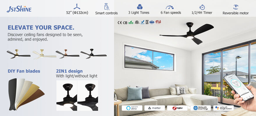 Oöverträffade fördelar med våra dekorativa likströms takfläktar