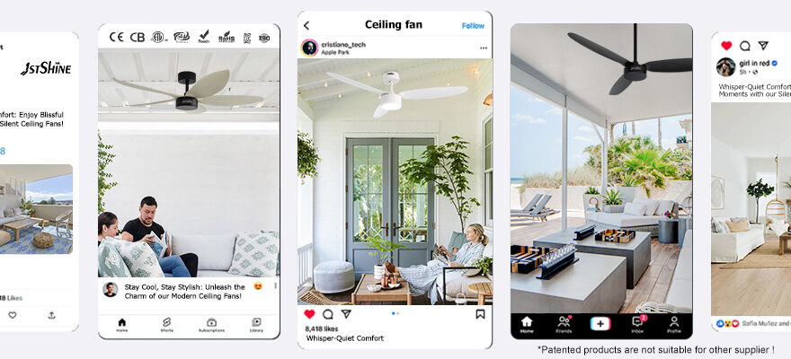 Operação silenciosa para máximo conforto