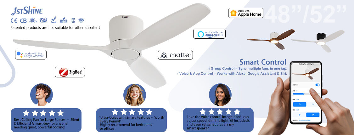 Sublimez votre espace avec des ventilateurs de plafond compacts et profil bas