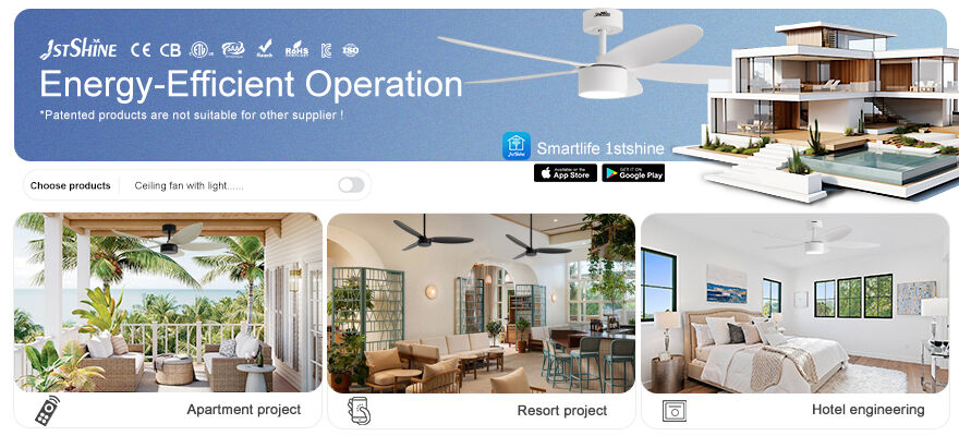 Experimente o máximo em conforto com nossos ventiladores de teto de baixo ruído