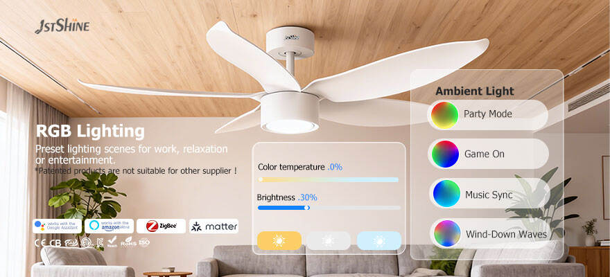 Design épuré pour plafonds bas