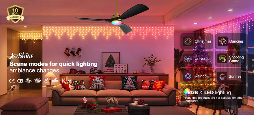 Höj ditt utrymme med smarta LED-takfläktar